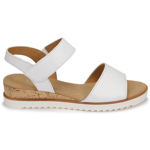 Chaussures Femme Sandales et Nu-pieds Gabor KARIBITOU Blanc 2 Chaussures Femme Sandales et Nu-pieds Gabor KARIBITOU Blanc – Image 2