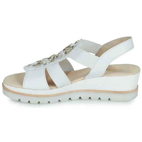 Chaussures Femme Sandales et Nu-pieds Gabor 8464221 Blanc 4 Chaussures Femme Sandales et Nu-pieds Gabor 8464221 Blanc – Image 4