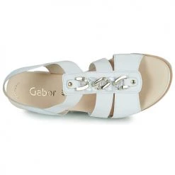 Chaussures Femme Sandales et Nu-pieds Gabor 8464221 Blanc 11 Chaussures Femme Sandales et Nu-pieds Gabor 8464221 Blanc -Sandales Soldes Boutique 21132977 500 F