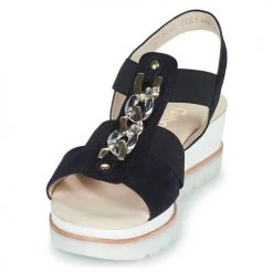 Chaussures Femme Sandales et Nu-pieds Gabor 8464216 Noir -Sandales Soldes Boutique 21132981 500 C