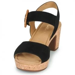 Chaussures Femme Sandales et Nu-pieds Gabor 8576017 Noir -Sandales Soldes Boutique 21132991 500 C