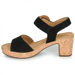 Chaussures Femme Sandales et Nu-pieds Gabor 8576017 Noir -Sandales Soldes Boutique 21132991 500 D