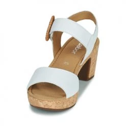 Chaussures Femme Sandales et Nu-pieds Gabor 8576021 Blanc -Sandales Soldes Boutique 21132992 500 C