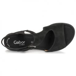 Chaussures Femme Sandales et Nu-pieds Gabor 8606347 Noir -Sandales Soldes Boutique 21132993 500 F