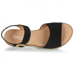 Chaussures Femme Sandales et Nu-pieds Gabor 8277247 Noir -Sandales Soldes Boutique 21132995 500 F
