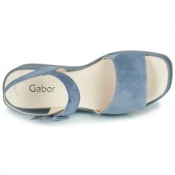 Chaussures Femme Sandales et Nu-pieds Gabor 8453118 Bleu -Sandales Soldes Boutique 21133003 500 F