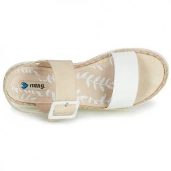 Chaussures Femme Sandales et Nu-pieds MTNG 50562 Blanc -Sandales Soldes Boutique 21134571 500 F