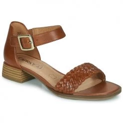 Chaussures Femme Sandales et Nu-pieds Caprice 28205 Cognac