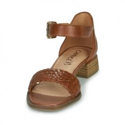 Chaussures Femme Sandales et Nu-pieds Caprice 28205 Cognac -Sandales Soldes Boutique 21134782 500 C