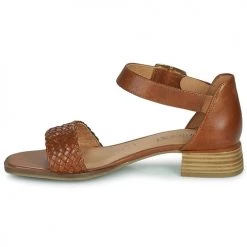 Chaussures Femme Sandales et Nu-pieds Caprice 28205 Cognac -Sandales Soldes Boutique 21134782 500 D