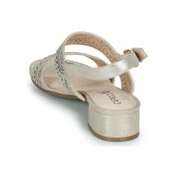 Chaussures Femme Sandales et Nu-pieds Caprice 28203 Argenté -Sandales Soldes Boutique 21134789 500 E