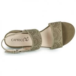 Chaussures Femme Sandales et Nu-pieds Caprice 28203 Kaki 11 Chaussures Femme Sandales et Nu-pieds Caprice 28203 Kaki -Sandales Soldes Boutique 21134790 500 F