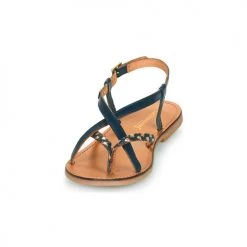 Chaussures Femme Sandales et Nu-pieds Les Tropéziennes par M Belarbi CHOU Marine / Or -Sandales Soldes Boutique 21134861 500 C