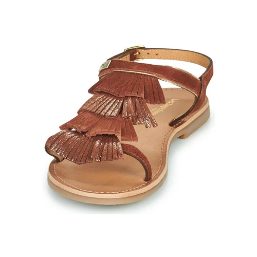 Chaussures Femme Sandales et Nu-pieds Les Tropéziennes par M Belarbi HIAKARY Marron / Or 3 Chaussures Femme Sandales et Nu-pieds Les Tropéziennes par M Belarbi HIAKARY Marron / Or – Image 3