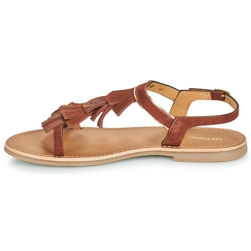 Chaussures Femme Sandales et Nu-pieds Les Tropéziennes par M Belarbi HIAKARY Marron / Or 4 Chaussures Femme Sandales et Nu-pieds Les Tropéziennes par M Belarbi HIAKARY Marron / Or – Image 4