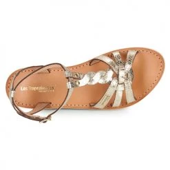 Chaussures Femme Sandales et Nu-pieds Les Tropéziennes par M Belarbi HAMSUNI Or -Sandales Soldes Boutique 21134872 500 F