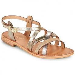 Chaussures Femme Sandales et Nu-pieds Les Tropéziennes par M Belarbi HAPAX Or / Argent