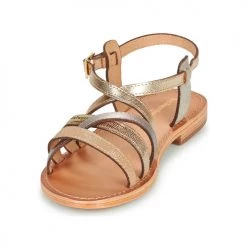 Chaussures Femme Sandales et Nu-pieds Les Tropéziennes par M Belarbi HAPAX Or / Argent -Sandales Soldes Boutique 21134873 500 C