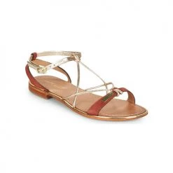 Chaussures Femme Sandales et Nu-pieds Les Tropéziennes par M Belarbi HIRONBUC Marron / Or