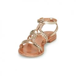 Chaussures Femme Sandales et Nu-pieds Les Tropéziennes par M Belarbi BONGO Or -Sandales Soldes Boutique 21134875 500 C