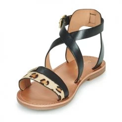 Chaussures Femme Sandales et Nu-pieds Les Tropéziennes par M Belarbi HIPAZ Noir / Leopard -Sandales Soldes Boutique 21134877 500 C