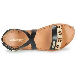 Chaussures Femme Sandales et Nu-pieds Les Tropéziennes par M Belarbi HIPAZ Noir / Leopard -Sandales Soldes Boutique 21134877 500 F