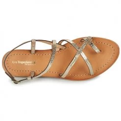 Chaussures Femme Sandales et Nu-pieds Les Tropéziennes par M Belarbi HASTINE Or -Sandales Soldes Boutique 21134883 500 F