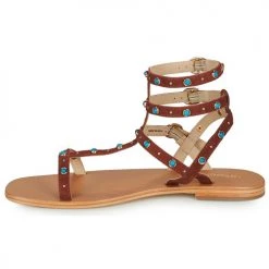 Chaussures Femme Sandales et Nu-pieds Les Tropéziennes par M Belarbi CORFOU Marron -Sandales Soldes Boutique 21134891 500 D