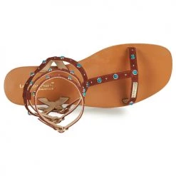 Chaussures Femme Sandales et Nu-pieds Les Tropéziennes par M Belarbi CORFOU Marron -Sandales Soldes Boutique 21134891 500 F