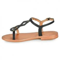 Chaussures Femme Sandales et Nu-pieds Les Tropéziennes par M Belarbi HAMSO Noir / serpent -Sandales Soldes Boutique 21134901 500 D