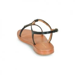 Chaussures Femme Sandales et Nu-pieds Les Tropéziennes par M Belarbi HAMSO Noir / serpent -Sandales Soldes Boutique 21134901 500 E