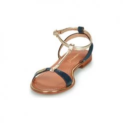 Chaussures Femme Sandales et Nu-pieds Les Tropéziennes par M Belarbi HANAKIN Marine / Or -Sandales Soldes Boutique 21134902 500 C