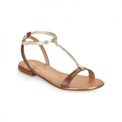 Chaussures Femme Sandales et Nu-pieds Les Tropéziennes par M Belarbi HANAKIN Marron / Or