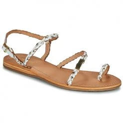 Chaussures Femme Sandales et Nu-pieds Les Tropéziennes par M Belarbi HANDIAMO Blanc / Multicolore