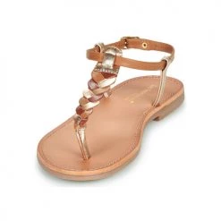 Chaussures Femme Sandales et Nu-pieds Les Tropéziennes par M Belarbi HODIN Marron / Or -Sandales Soldes Boutique 21134925 500 C