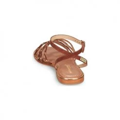 Chaussures Femme Sandales et Nu-pieds Les Tropéziennes par M Belarbi HOMAYA Marron / Or -Sandales Soldes Boutique 21134927 500 E