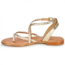 Chaussures Femme Sandales et Nu-pieds Les Tropéziennes par M Belarbi HONG Or -Sandales Soldes Boutique 21134928 500 D