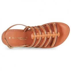 Chaussures Femme Sandales et Nu-pieds Les Tropéziennes par M Belarbi IDAYA Beige / Multicolore -Sandales Soldes Boutique 21134930 500 F