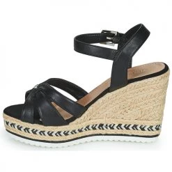 Chaussures Femme Sandales et Nu-pieds Tom Tailor 3290209 Noir -Sandales Soldes Boutique 21135016 500 D