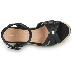 Chaussures Femme Sandales et Nu-pieds Tom Tailor 3290209 Noir -Sandales Soldes Boutique 21135016 500 F