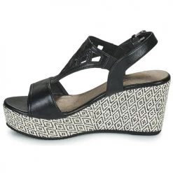 Chaussures Femme Sandales et Nu-pieds Tom Tailor 3290703 Noir -Sandales Soldes Boutique 21135017 500 D