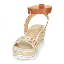 Chaussures Femme Sandales et Nu-pieds Tom Tailor 3291901 Beige -Sandales Soldes Boutique 21135019 500 C