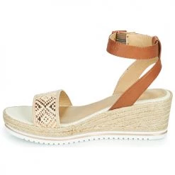 Chaussures Femme Sandales et Nu-pieds Tom Tailor 3291901 Beige -Sandales Soldes Boutique 21135019 500 D