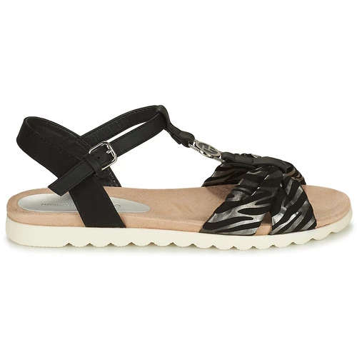 Chaussures Femme Sandales et Nu-pieds Tom Tailor 3294902 Noir 2 Chaussures Femme Sandales et Nu-pieds Tom Tailor 3294902 Noir – Image 2