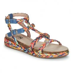 Chaussures Femme Sandales et Nu-pieds Elue par nous LECHIEN Multicolore