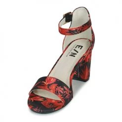 Chaussures Femme Sandales et Nu-pieds Elue par nous LICHOU Rouge -Sandales Soldes Boutique 21135044 500 C