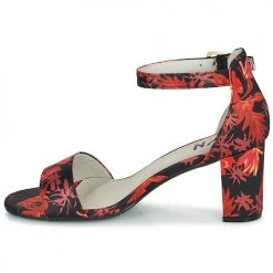 Chaussures Femme Sandales et Nu-pieds Elue par nous LICHOU Rouge -Sandales Soldes Boutique 21135044 500 D