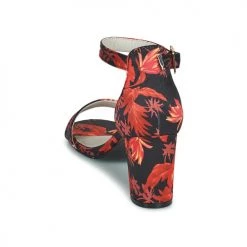 Chaussures Femme Sandales et Nu-pieds Elue par nous LICHOU Rouge -Sandales Soldes Boutique 21135044 500 E