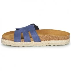 Chaussures Femme Sandales et Nu-pieds Elue par nous LEO Bleu -Sandales Soldes Boutique 21135049 500 D