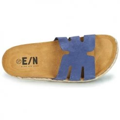 Chaussures Femme Sandales et Nu-pieds Elue par nous LEO Bleu -Sandales Soldes Boutique 21135049 500 F